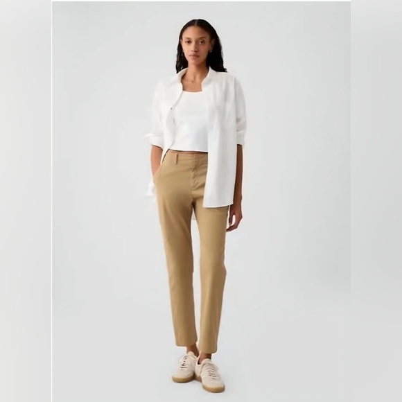 GAP Pants - GAP Tan Ankle-Length Women's Pants, NWT
